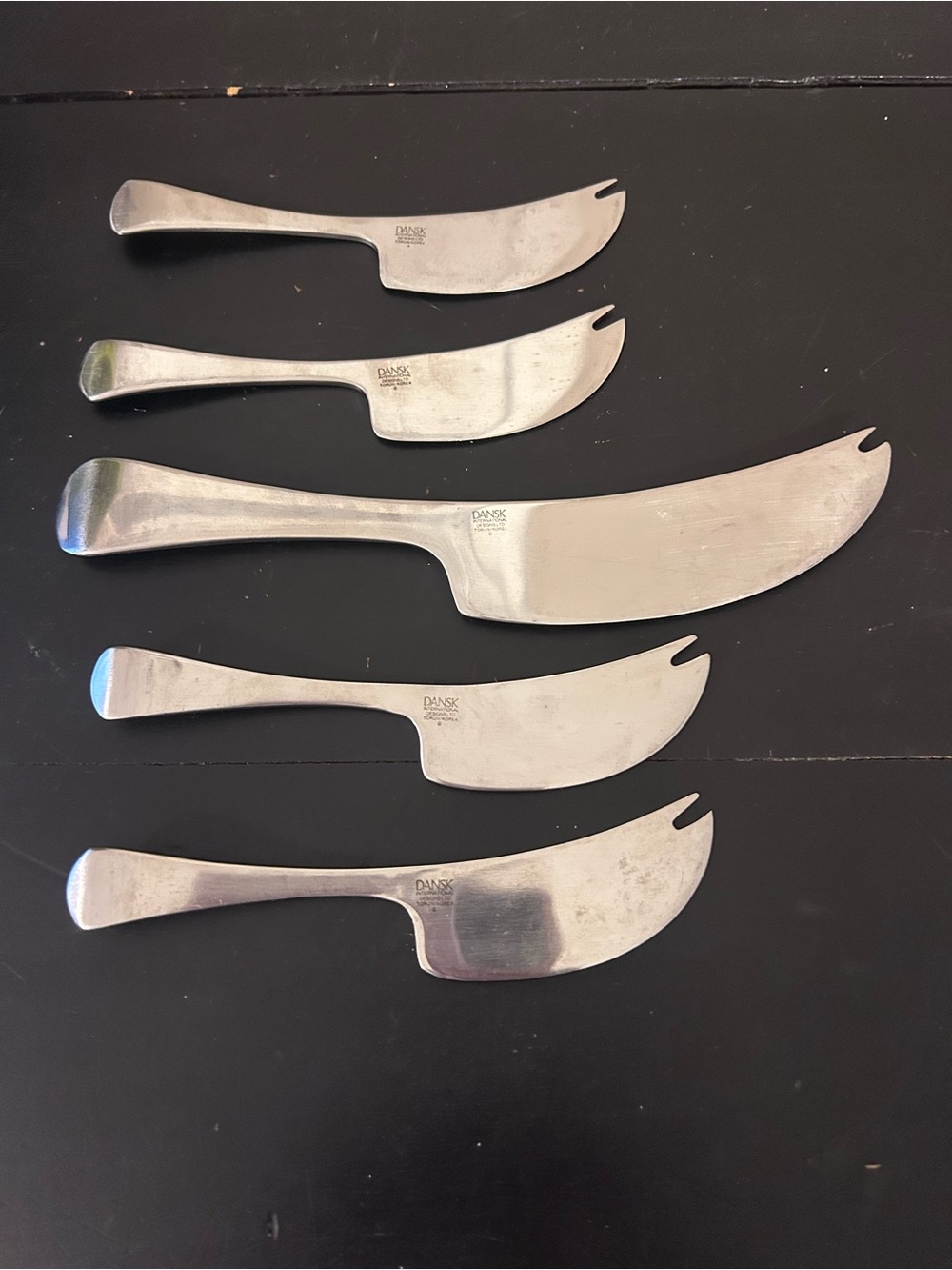 Dansk Stainless Cheese Knife Set - Silver